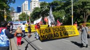 Começa ato contra Bolsonaro e o racismo em BH com centenas de pessoas