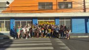 Manifestantes realizam ação de repúdio a racismo em supermercado de Ribeirão Pires