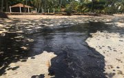Enquanto Bolsonaro ignora, mancha de óleo na costa do Nordeste chega até 55km de extensão