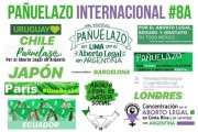 8 de agosto: manifestações em dezenas de países pelo aborto legal na Argentina
