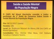 Atividade de greve de CAPS AD do Rio traz como tema Saúde e Saúde Mental da População Negra