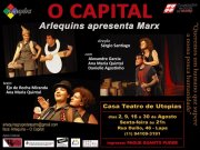 Grupo de Teatro Arlequins em cartaz com espetáculo "O Capital" revive o legado de Marx 