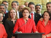 Contrastando com todos últimos meses, Dilma faz duro discurso após impeachment