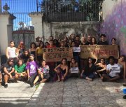 Estudantes do Teatro UFRGS exigem justiça por Marielle, contra Bolsonaro, Mourão e os golpistas!