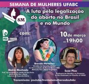 Pão e Rosas realiza mesa sobre legalização do aborto na UFABC