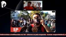[VÍDEO] "Os entregadores vão virar os Black Panthers do Brasil”, diz entregador de app em ato antifascista