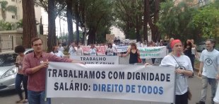 Professores e estudantes da UNIFIEO fecham novamente a Av. Autonomistas em defesa dos salários