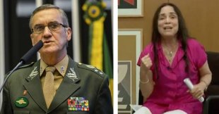 General Villas Boas elogia Regina Duarte que riu e fez piadas com torturados na Ditadura