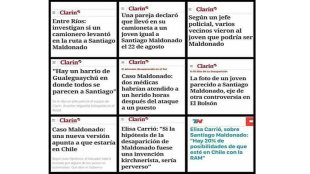 Clarín: três meses de mentiras e manobras no caso de Santiago Maldonado