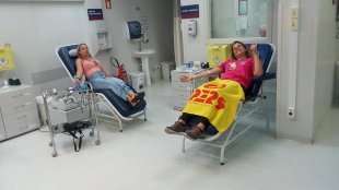 Professores do RS em greve realizam doação de sangue 