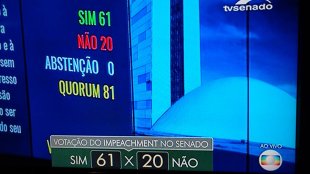 Senado cassou Dilma, mas manteve seus direitos políticos