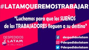 Chile: Exitosa campanha virtual contra as demissões na LATAM. Reincorporação já!