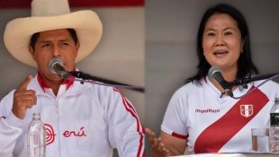 Com mais de 95% das urnas apuradas, Pedro Castillo ultrapassa Keiko Fujimori no Peru