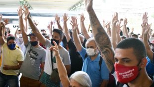 Cobrir de solidariedade a greve de metroviários de BH contra a privatização de Zema e Bolsonaro 