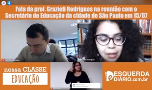 Prof Grazi Rodrigues rebate projeto de volta às aulas para o Secretário da Educação de SP