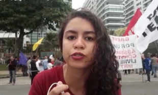 Carolina Cacau: sejamos centenas de milhares em Brasília mas também contra os ataques de Pezão