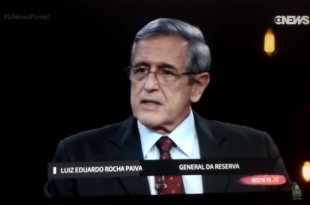 General defende intervenção militar e constituinte tutelada em entrevista ao GloboNews