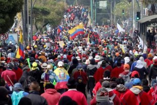 Décimo dia de protestos massivos contra a repressão no Equador