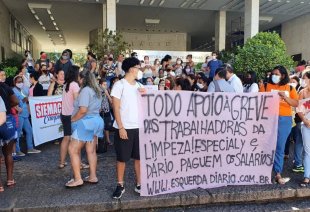 "Todos os sindicatos e organizações de esquerda deveriam apoiar a luta de vocês" diz Flávia Telles