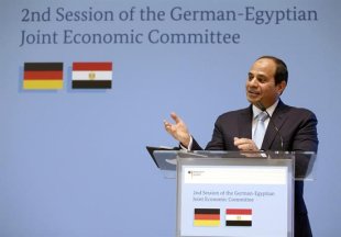 O ditador Al-Sisi visita a Alemanha entre protestos e denúncias