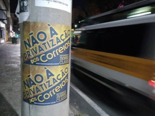 Campanha Contra a Privatização dos Correios chega às ruas em Campinas