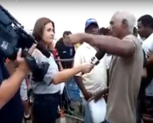VÍDEO: Rede Globo corta morador de Mariana que denunciava Vale