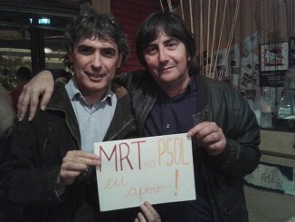 Carlos Giannazi, deputado estadual, apoia a entrada do MRT no PSOL