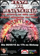 Contra a ordem de desocupação da sede do Sintusp – Festa da Resistência