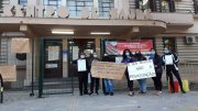 Trabalhadores do IMESF protestam contra demissões e cortes de Marchezan em meio à pandemia