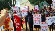 Em Brasília, centenas de manifestantes no ato por justiça a Moïse