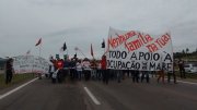 Apoiadores fecham principal rodovia de Campinas em defesa da ocupação da MABE