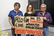 Deputado Carlos Gianazzi e diretores da ADUNESP se posicionam contrários à repressão na UNESP de Marília	