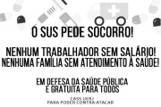 Centro Acadêmico de Serviço Social da UERJ faz campanha de apoio à greve da saúde no Rio 