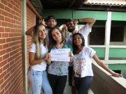 Estudantes e trabalhadores da Funec Cruzeiro do Sul em apoio à ocupação da E. E. Helena Guerra