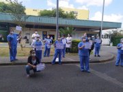 Ação no Hospital da USP denuncia precárias condições de trabalho em meio à pandemia