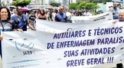Todo apoio à greve da enfermagem em Pernambuco 