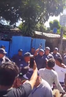 PM de Tarcísio reprime a ocupação do Banhado em SJC, que segue ameaçada de despejo