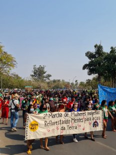 [AO VIVO] 6 mil mulheres indígenas em marcha em Brasília