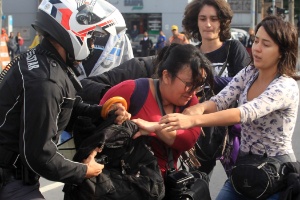 Repressão contra trabalhadores e estudantes da USP em dia nacional de protesto
