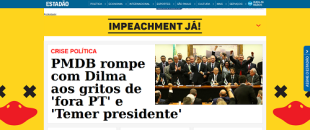 FIESP põe anúncio pró-impeachment em 14 páginas do Estadão