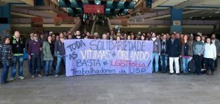 Trabalhadores da USP em greve se solidarizam com vítimas de Orlando