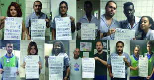 Metroviários da estação Sé homenageiam Luis Carlos Ruas na luta em defesa dos LGBTs