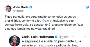 Dória comemora antes da hora e transferência de Lula é cancelada