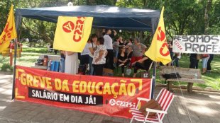 Em Alegrete, quase 100% das escolas aderem a greve da Educação contra o Pacote de Leite