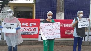  Trabalhadores da saúde convocam ato contra o prefeito Álvaro Dias (PSDB) em Natal