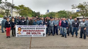 Trabalhadores da manutenção do Metrô resistem à intransigência da empresa