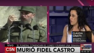 Claudia Cinatti: "Fidel simbolizou a revolução, mas no entanto instaurou o partido único"