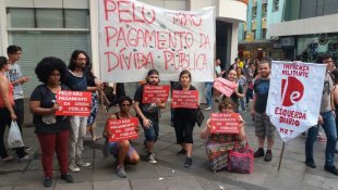 Começa campanha pelo não pagamento da dívida pública em Porto Alegre