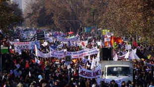 Manifestação 17J no Chile: Milhares de professores de várias regiões e um governo intransigente
