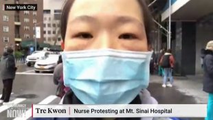 EUA: Democracy Now! entrevista a enfermeira Tre Kwon, membra do Left Voice